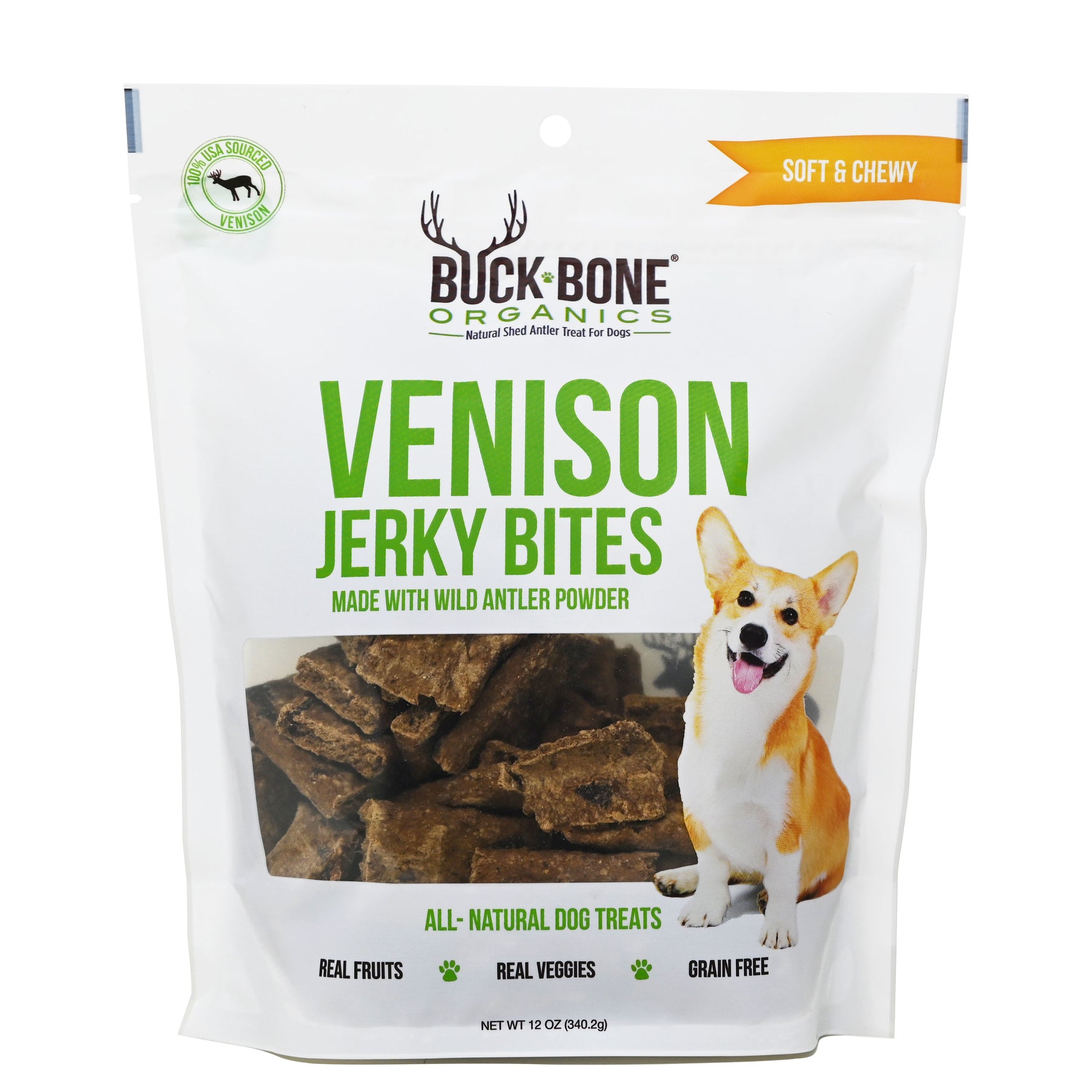 Venison Jerky Bites Buck Bone Organics